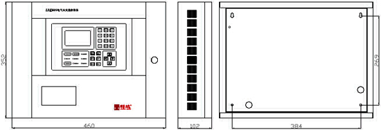 LDK800<a href=http://www.officiator.cn/dianqihuozai/ target=_blank class=infotextkey>電氣火災(zāi)監(jiān)控</a>設(shè)備